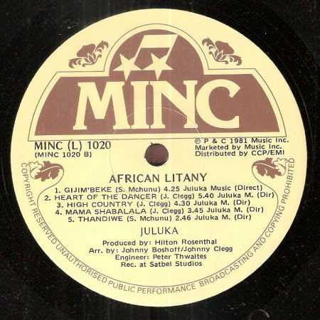 Juluka - African Litany