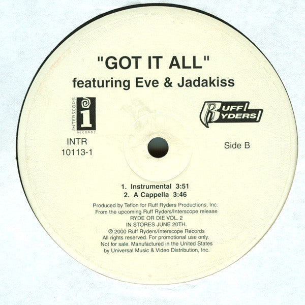 Ruff Ryders - Got It All