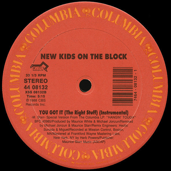 New Kids On The Block - You Got It (The Right Stuff)