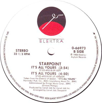 Starpoint - It's All Yours