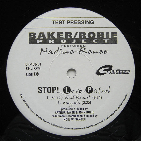 Baker / Robie Project - Stop ! Love Patrol