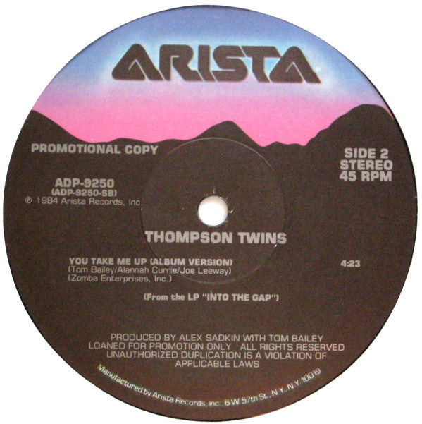 Thompson Twins - You Take Me Up