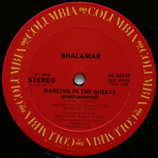 Shalamar - Dancing In The Sheets