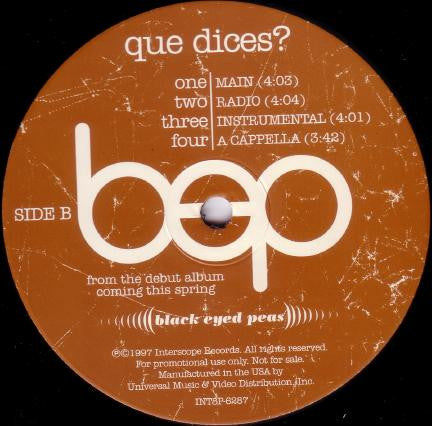 Black Eyed Peas - Fallin' Up / Que Dices?