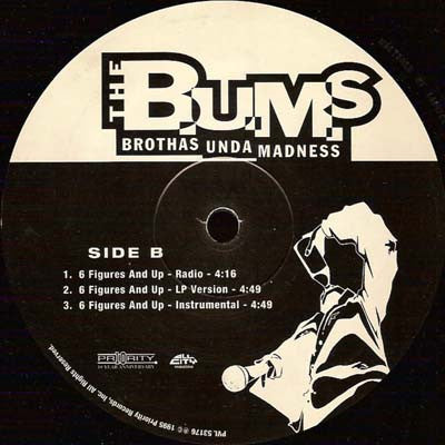 The B.U.M.S. (Brothas Unda Madness) - Elevation (Free My Mind) / 6 Figures And Up