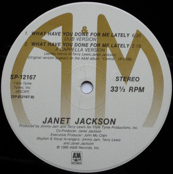 Janet Jackson - What Have You Done For Me Lately