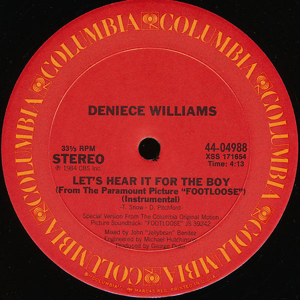 Deniece Williams - Let's Hear It For The Boy (Extended Dance Remix)