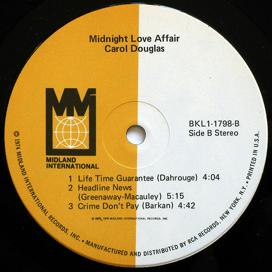 Carol Douglas - Midnight Love Affair