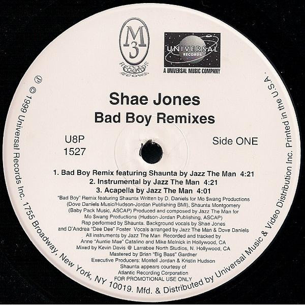 Shae Jones - Bad Boy (Remixes)