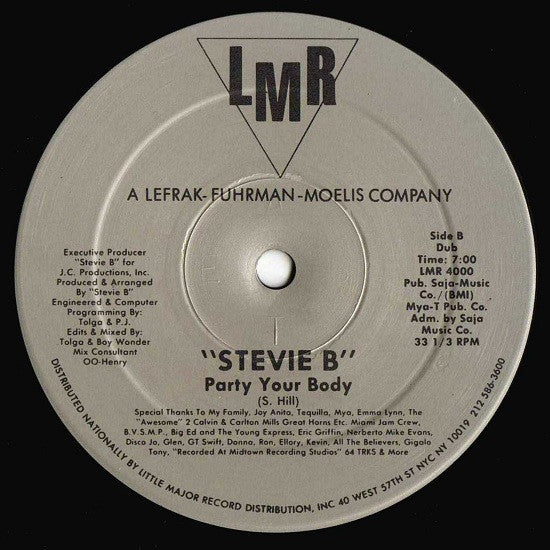 Stevie B - Party Your Body
