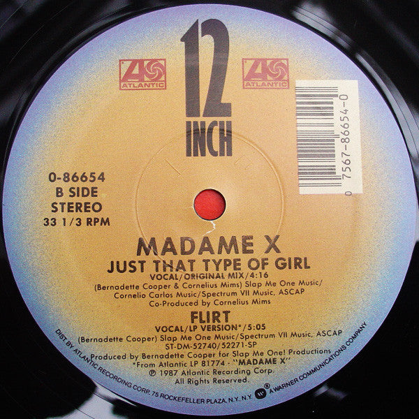 Madame X - Just That Type Of Girl (Extended Remix)