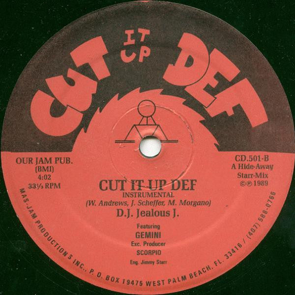 Jealous J - Cut It Up Def