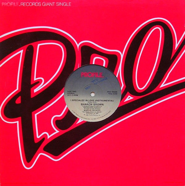 Sharon Brown - I Specialize In Love