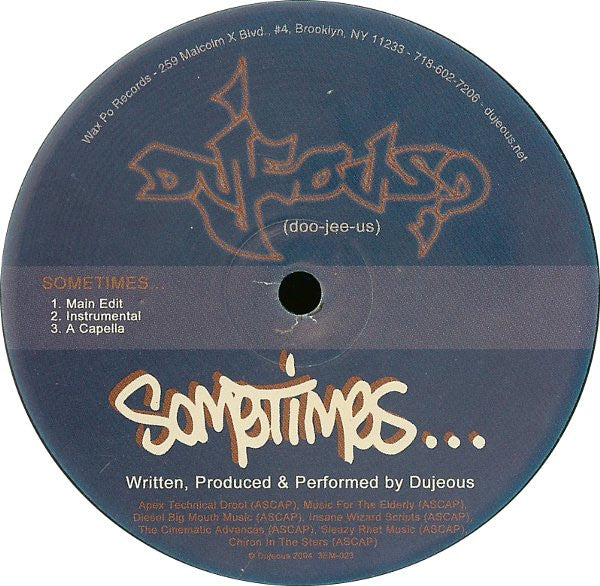 Dujeous? - Sometimes / The Rules