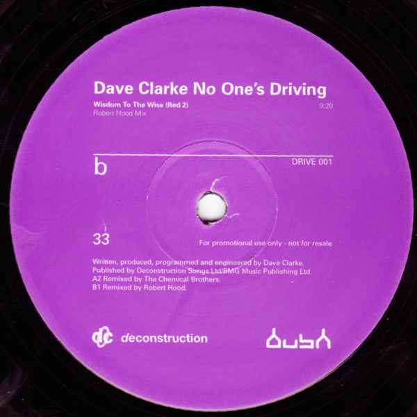 Dave Clarke - No One's Driving