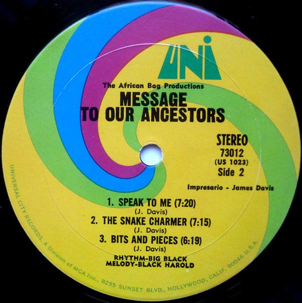 Big Black (2) - Message To Our Ancestors