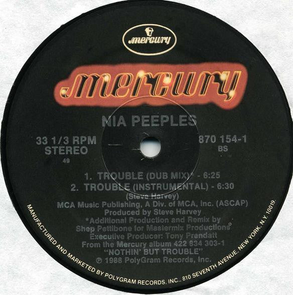 Nia Peeples - Trouble