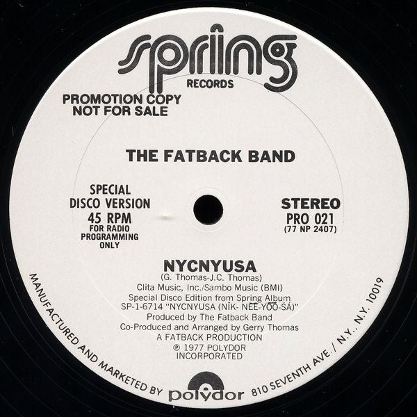 The Fatback Band - NYCNYUSA