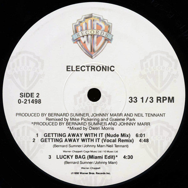 Electronic - Getting Away With It... Specially-Priced Maxi-Single! / Lucky Bag