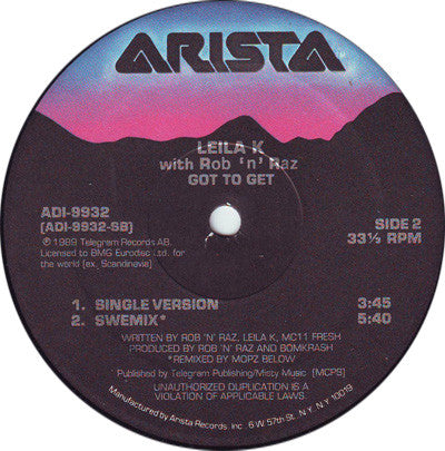 Leila K - Got To Get