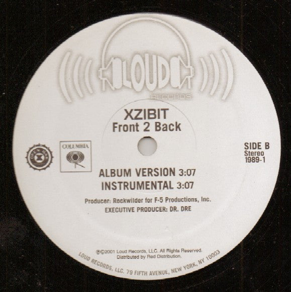 Xzibit - Been A Long Time / Front 2 Back