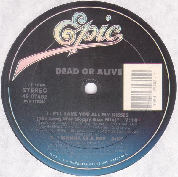 Dead Or Alive - I'll Save You All My Kisses (The Sonia Mezumbda Memorial Mix)