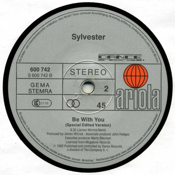 Sylvester - Be With You