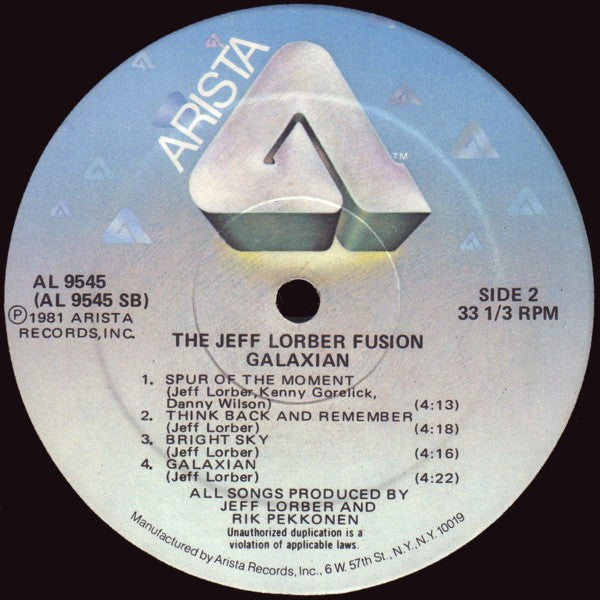 The Jeff Lorber Fusion - Galaxian