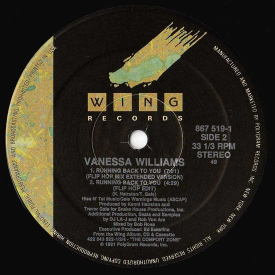 Vanessa Williams - Running Back To You