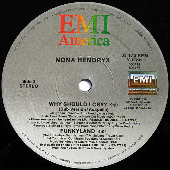 Nona Hendryx - Why Should I Cry? (Extended Version)