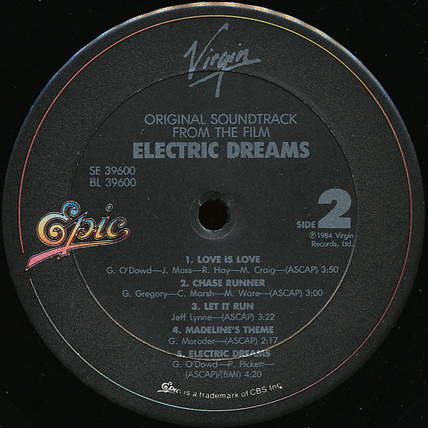 Various - Electric Dreams (Original Soundtrack From The Film)