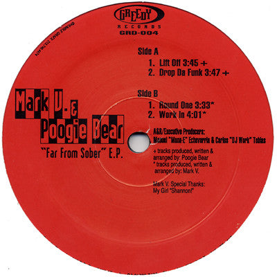 Mark V. & Poogie Bear - Far From Sober E.P.