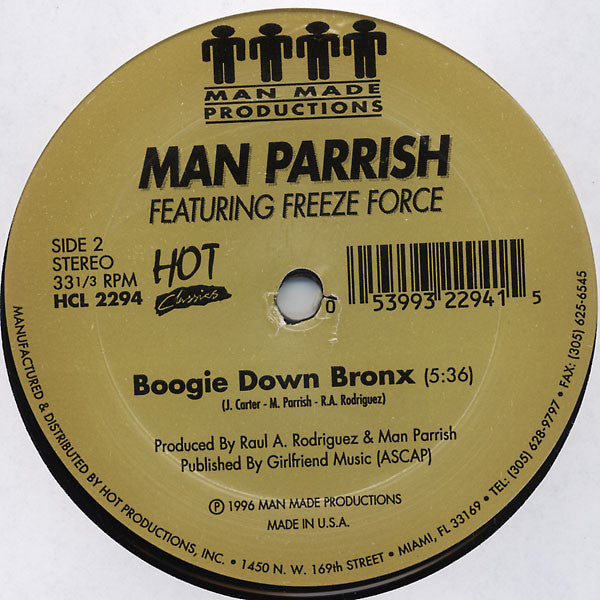 Man Parrish - Hip Hop Bee Bop (Don't Stop)