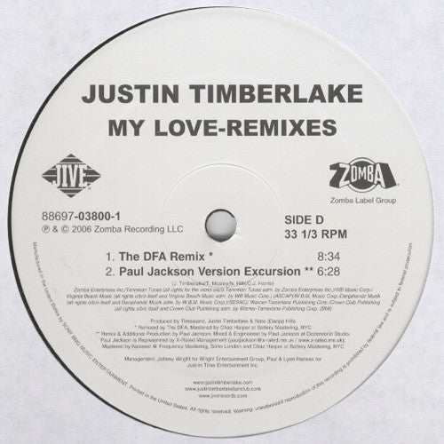 Justin Timberlake - My Love (Remixes)