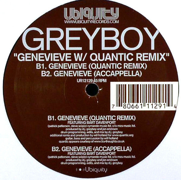 Greyboy - Genevieve