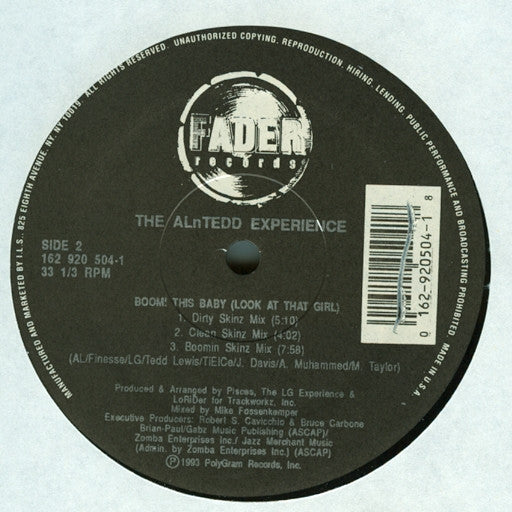 The ALnTedd Experience - Boom! This In Your Vehicle