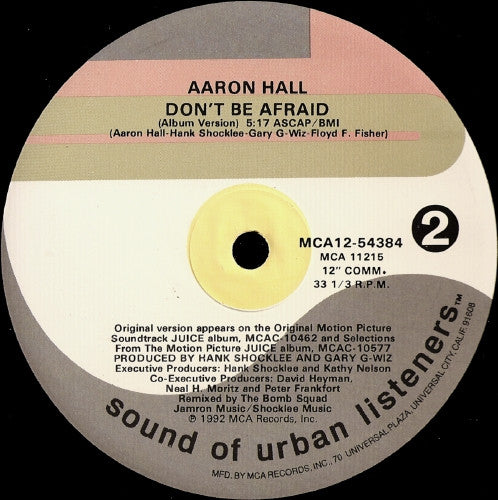 Aaron Hall - Don't Be Afraid