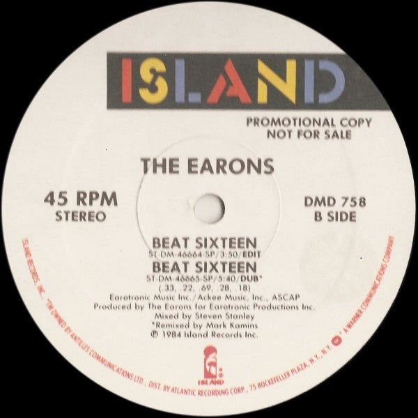 The Earons - Beat Sixteen