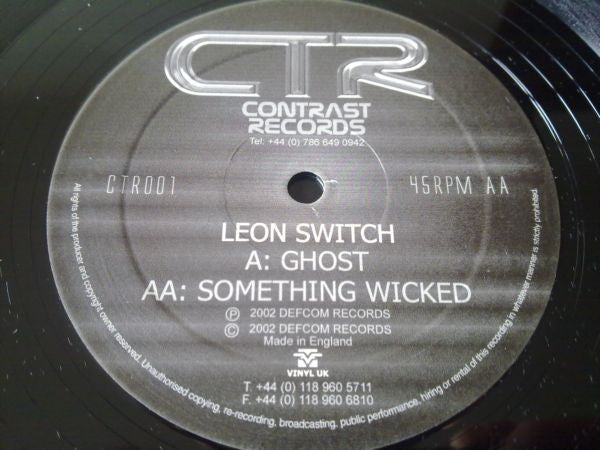 Leon Switch - Ghost / Something Wicked