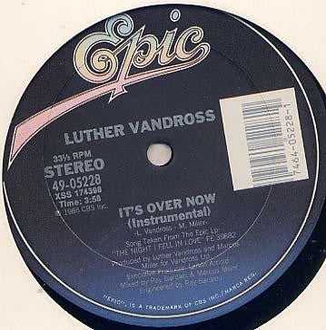 Luther Vandross - It's Over Now