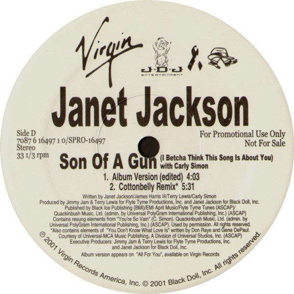 Janet Jackson - Son Of A Gun (I Betcha Think This Song Is About You)