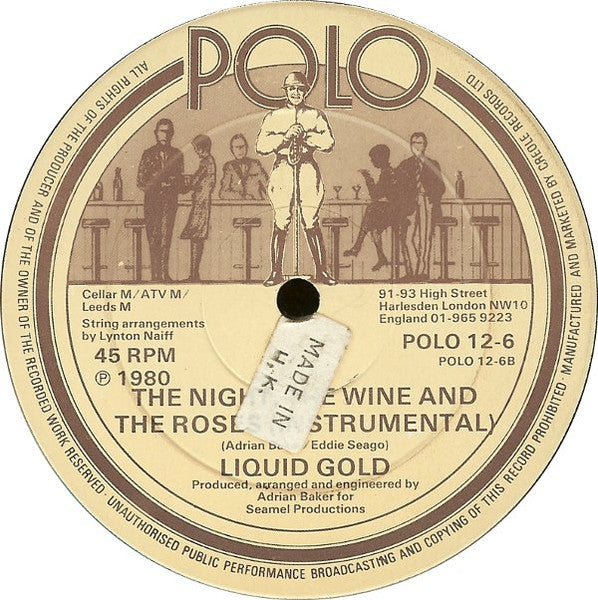 Liquid Gold - The Night, The Wine And The Roses