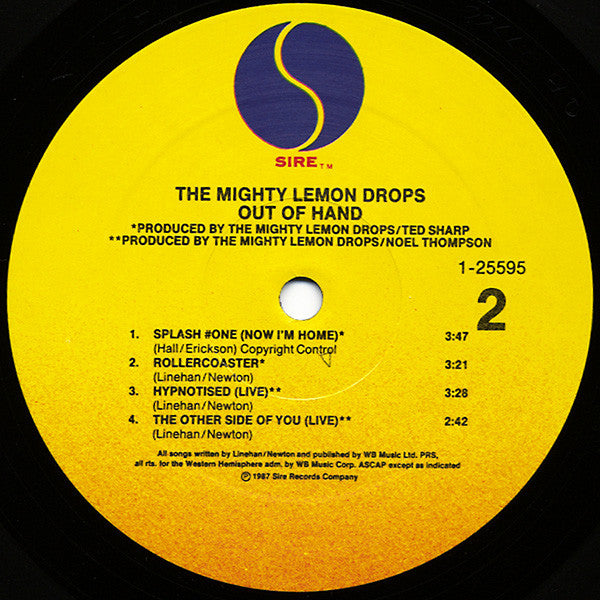 The Mighty Lemon Drops - Out Of Hand