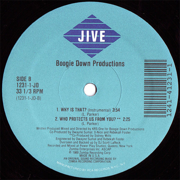 Boogie Down Productions - Why Is That?