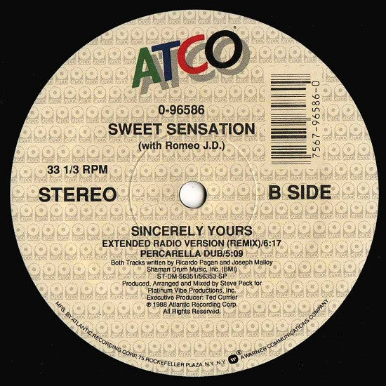 Sweet Sensation - Sincerely Yours
