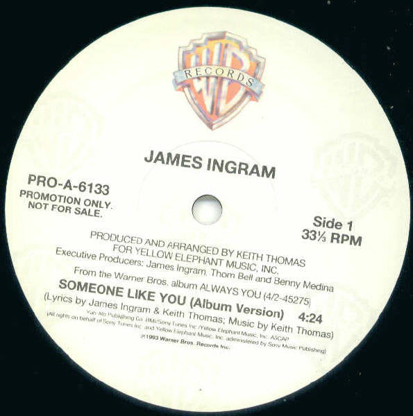 James Ingram - Someone Like You