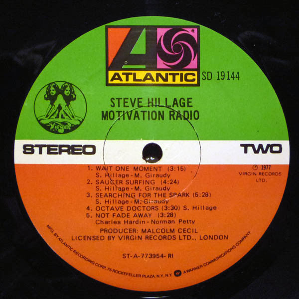Steve Hillage - Motivation Radio
