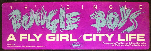 Boogie Boys - A Fly Girl / City Life
