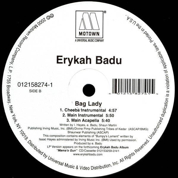 Erykah Badu - Bag Lady