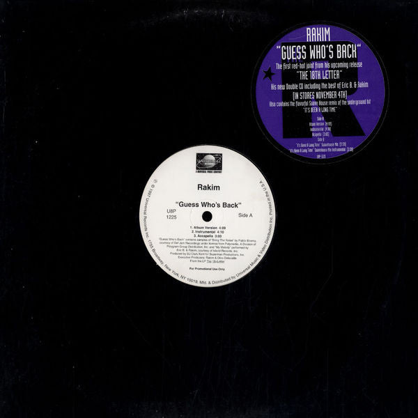 Rakim - Guess Who's Back